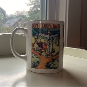 Mary Engelbreit “Dont Look Back” mug